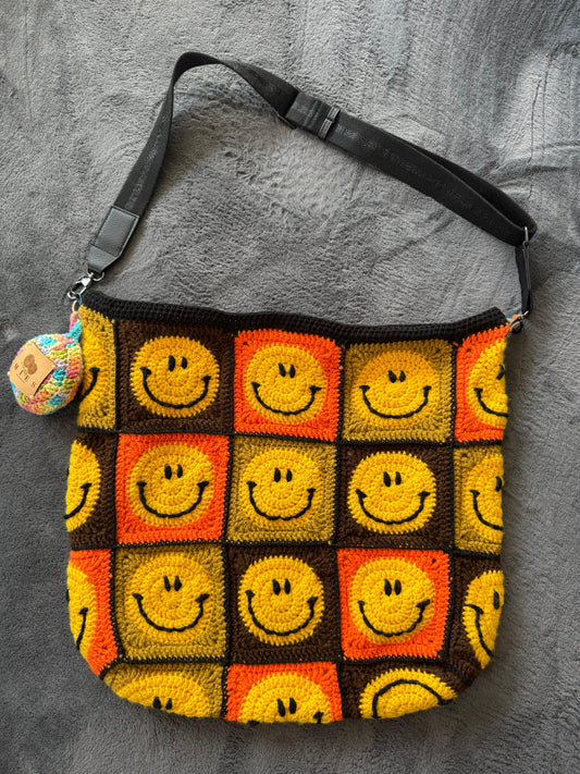 Crochet Bag Smiley