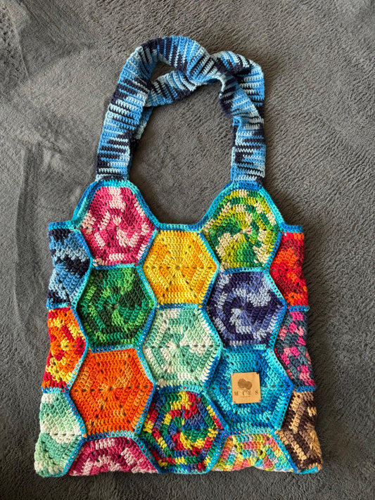 Crochet Bag Hexagon