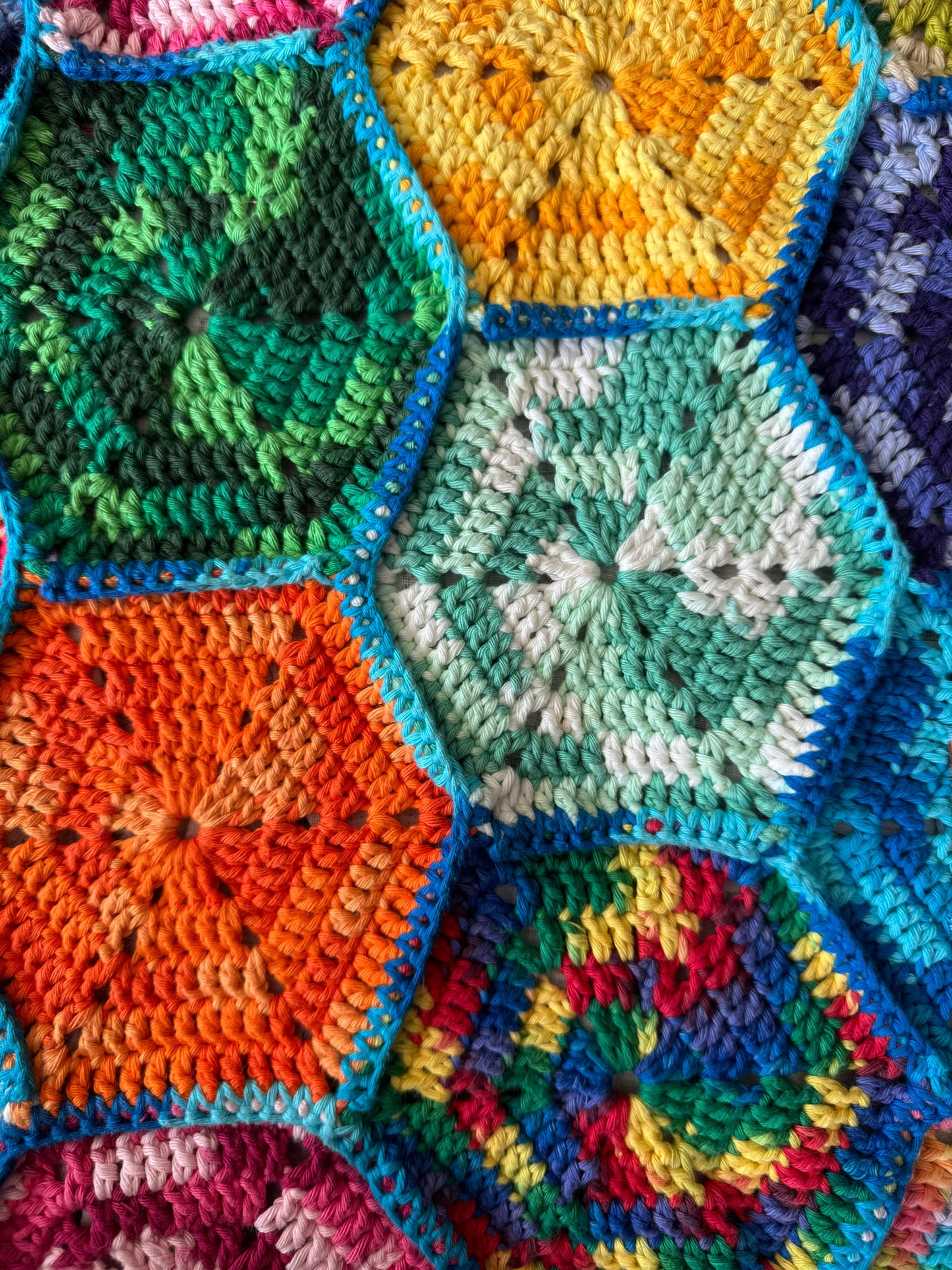 Crochet Bag Hexagon