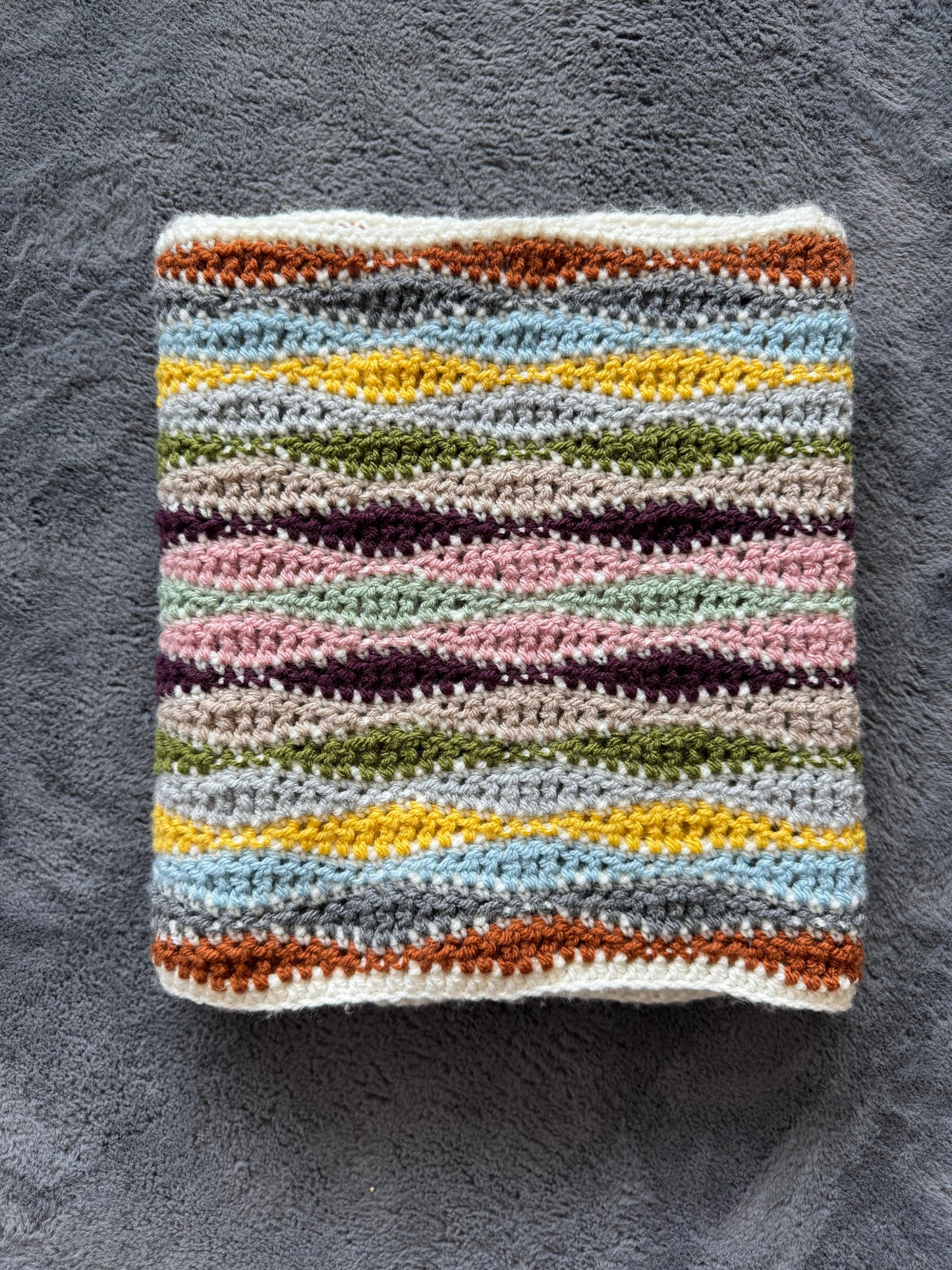 Sjaal pastelkleuren