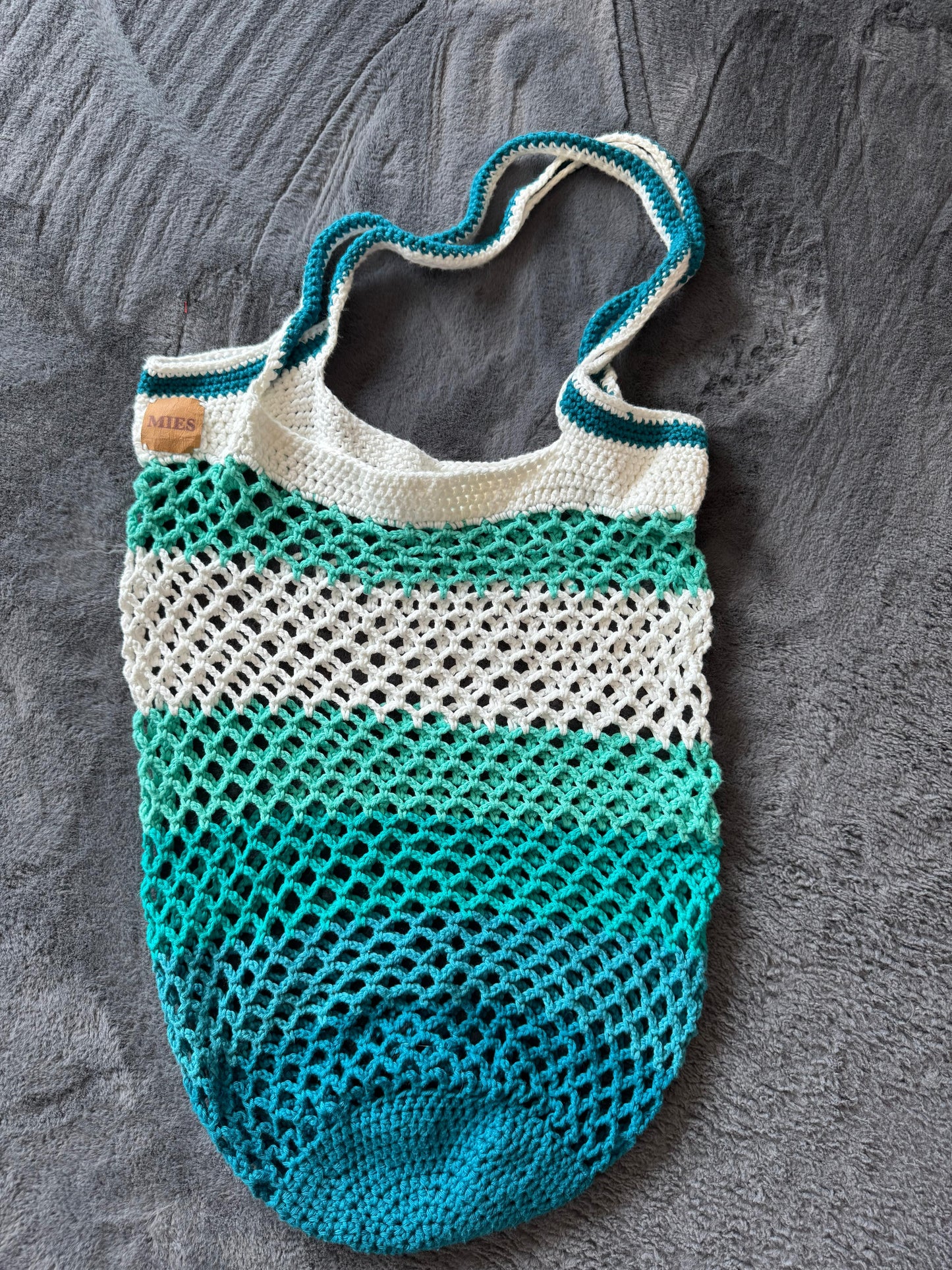 Crochet Bag Visnet Groen