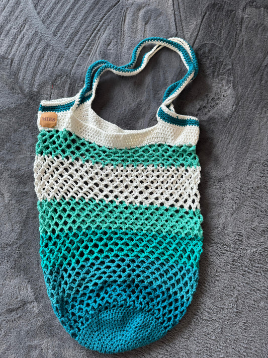 Crochet Bag Visnet Groen